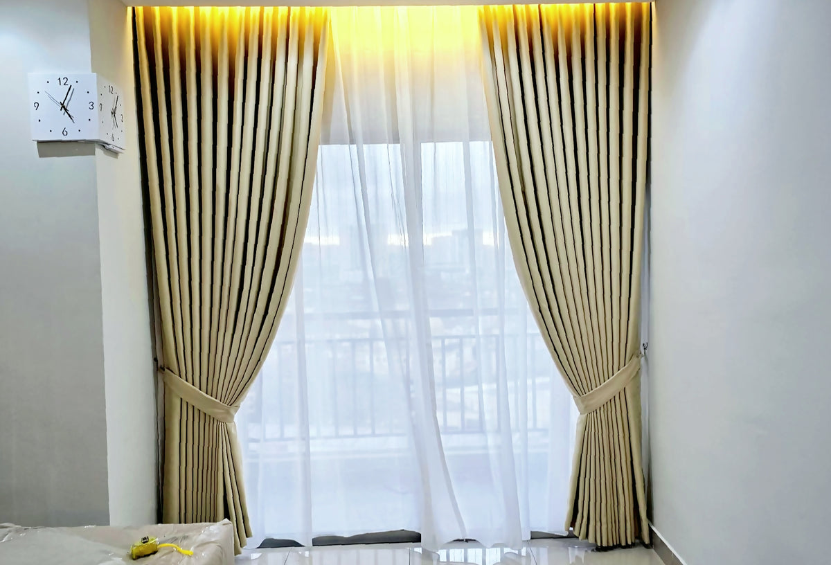 S-Fold Double Layer Curtain