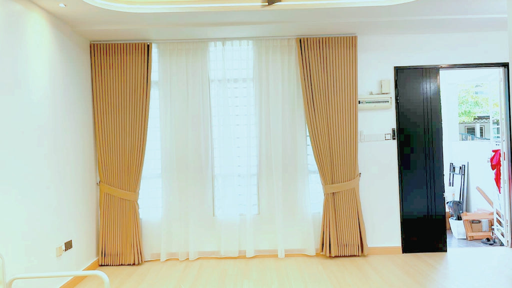S-Fold Double Layer Curtain