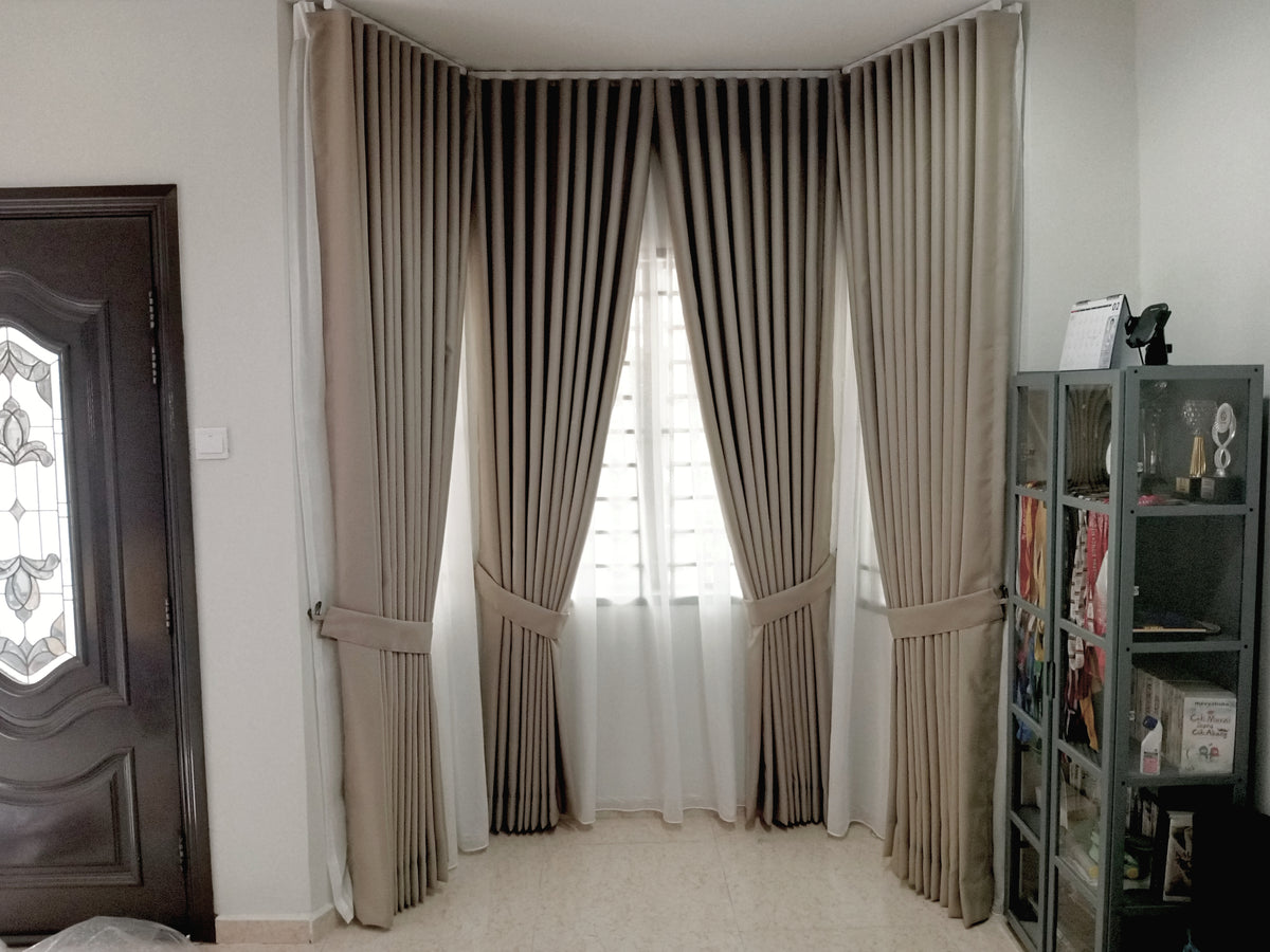 S-Fold Double Layer Curtain