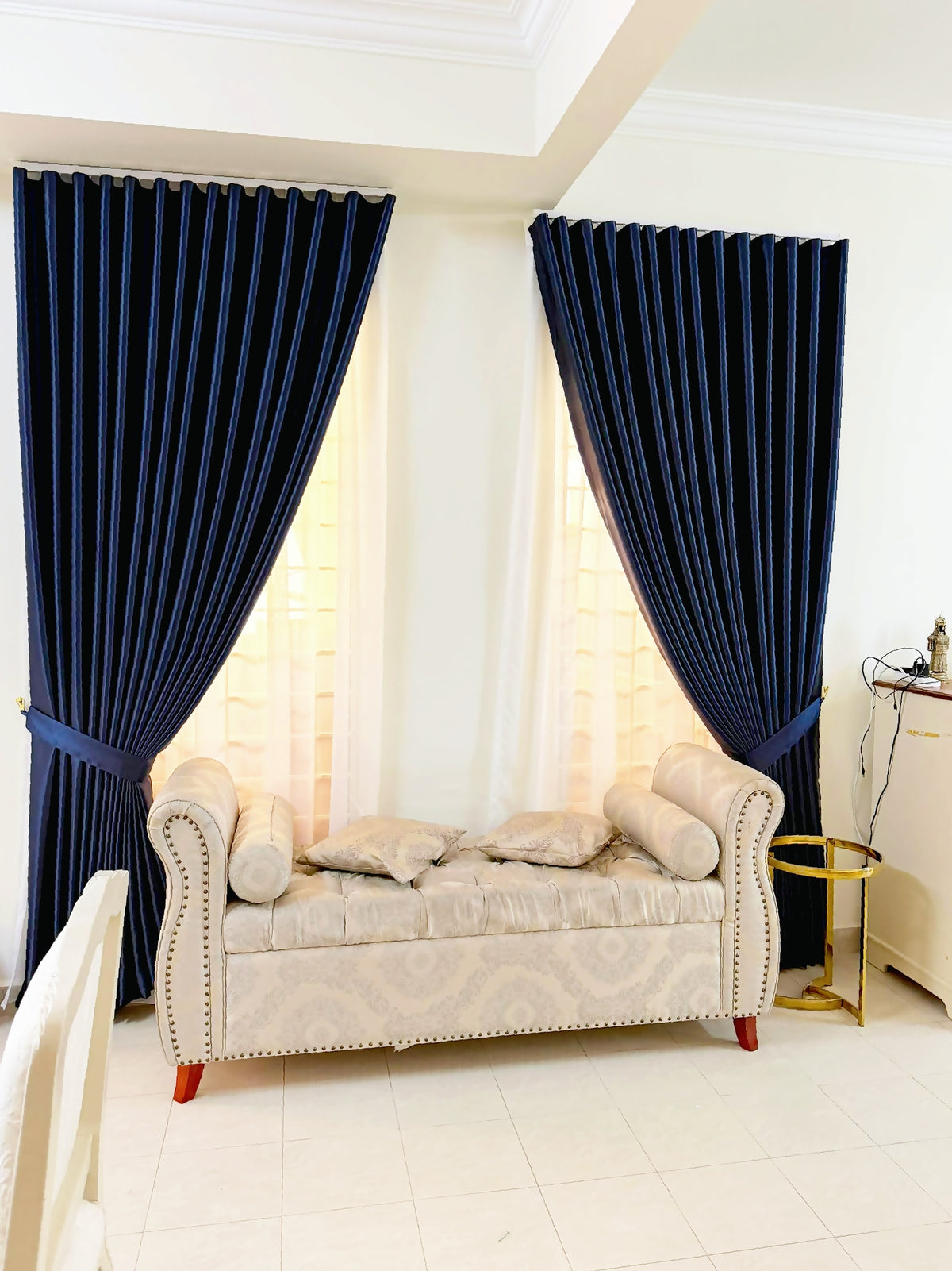 S-Fold Double Layer Curtain