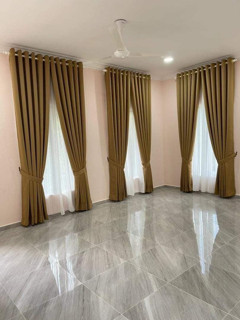 Modern Ring Double Layer Curtain