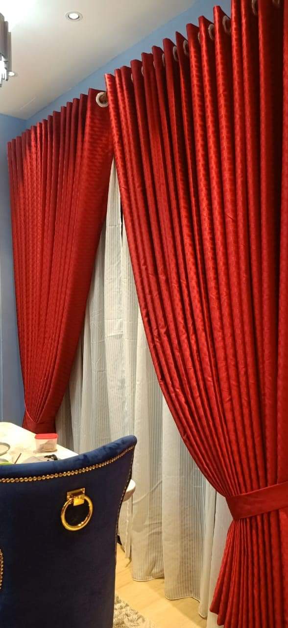 Modern Ring Double Layer Curtain