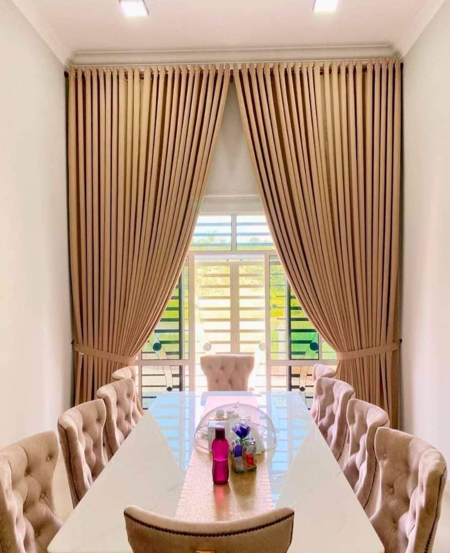 Modern Ring Double Layer Curtain
