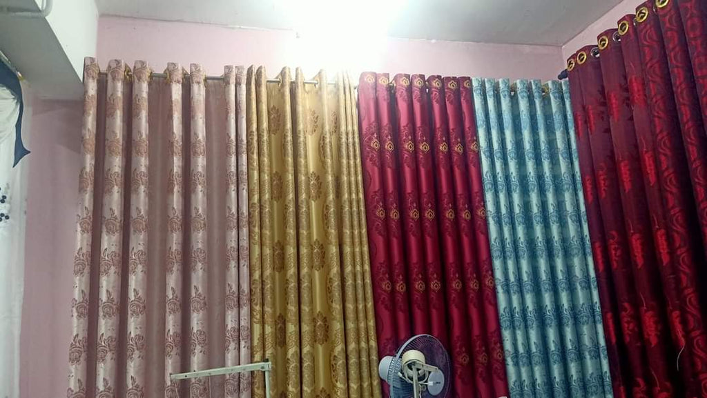 Modern Ring Double Layer Curtain