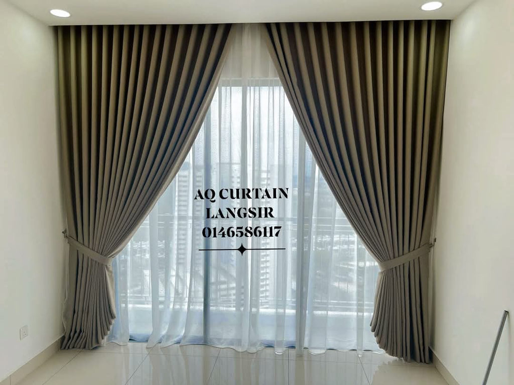 S-Fold Double Layer Curtain