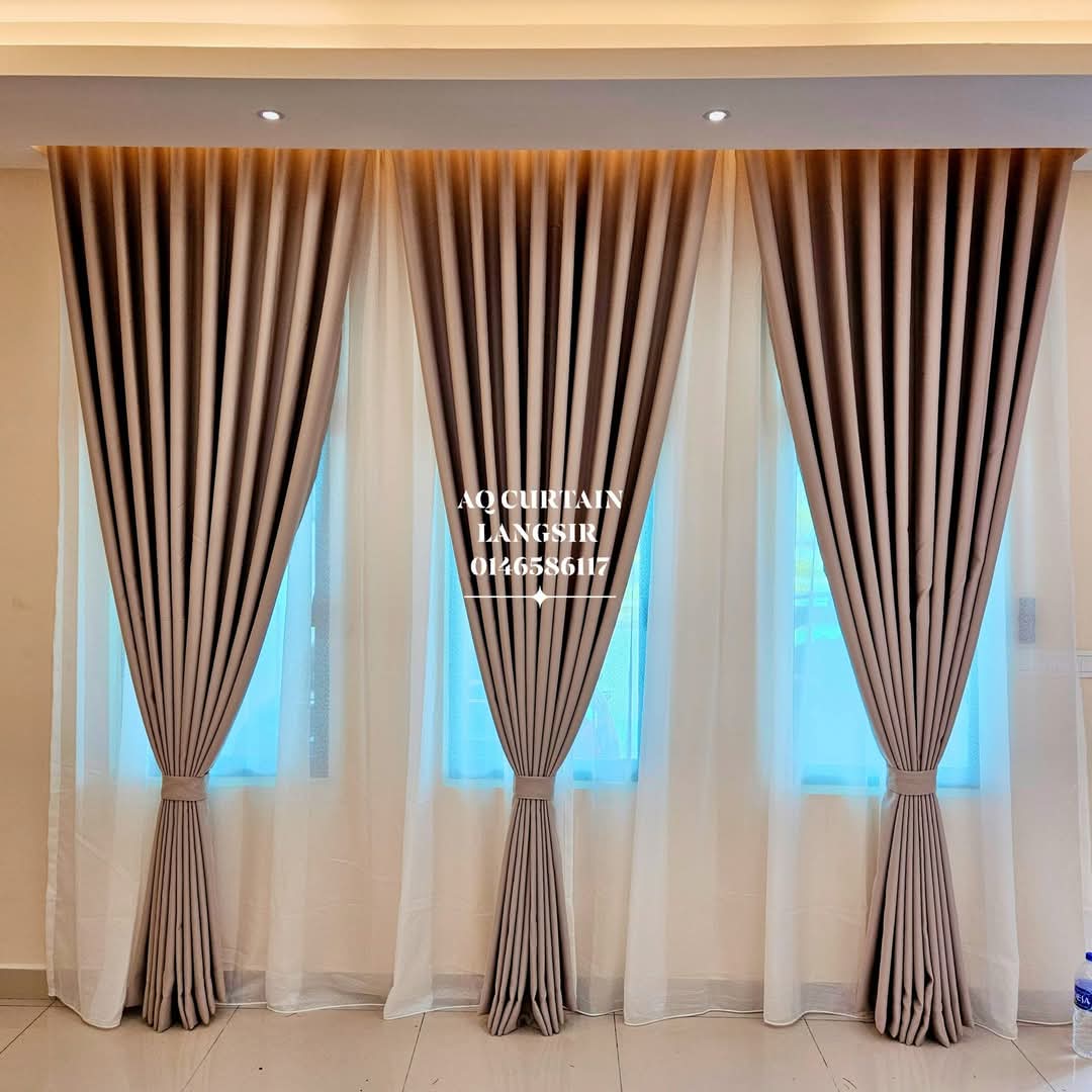 S-Fold Double Layer Curtain