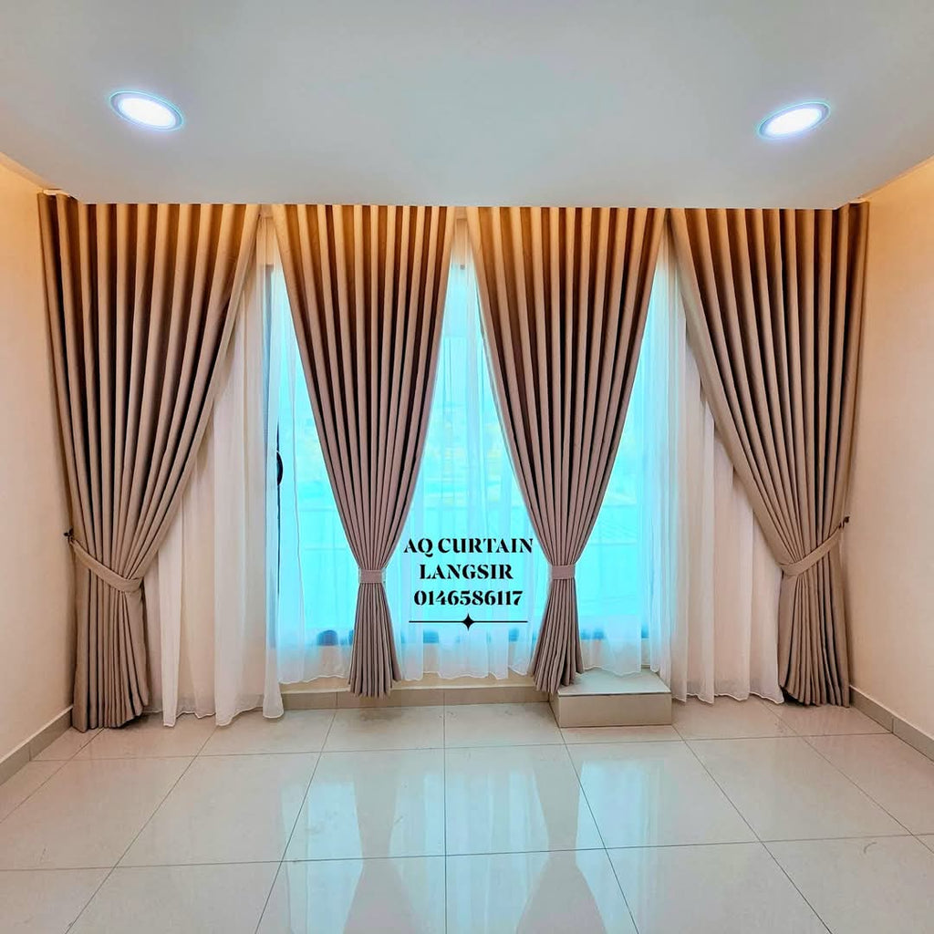 S-Fold Double Layer Curtain