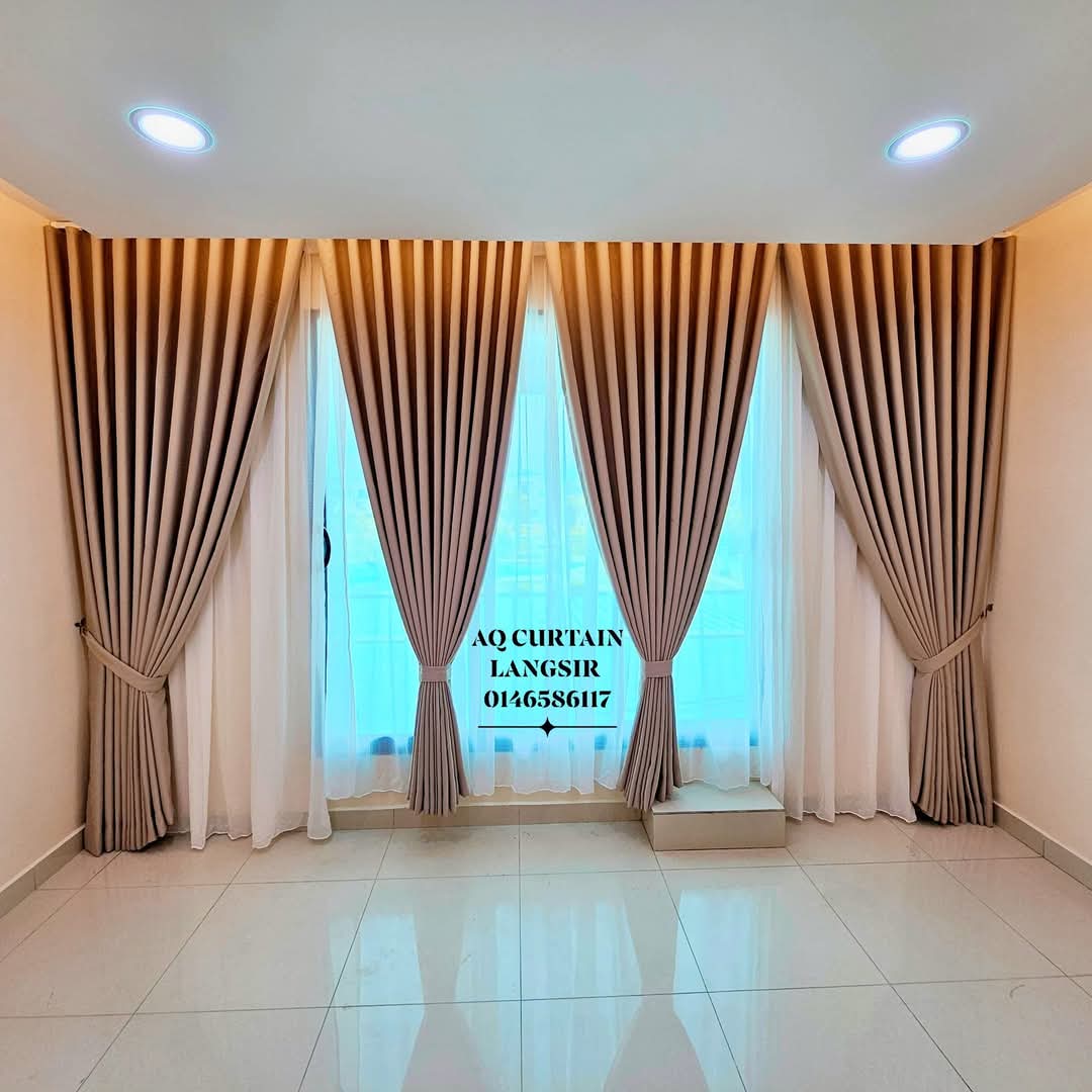 S-Fold Double Layer Curtain