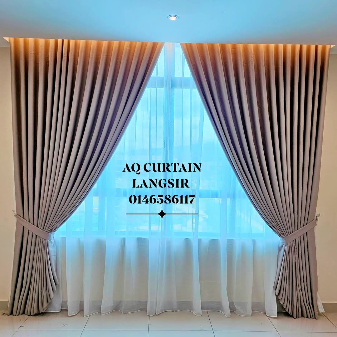 S-Fold Double Layer Curtain