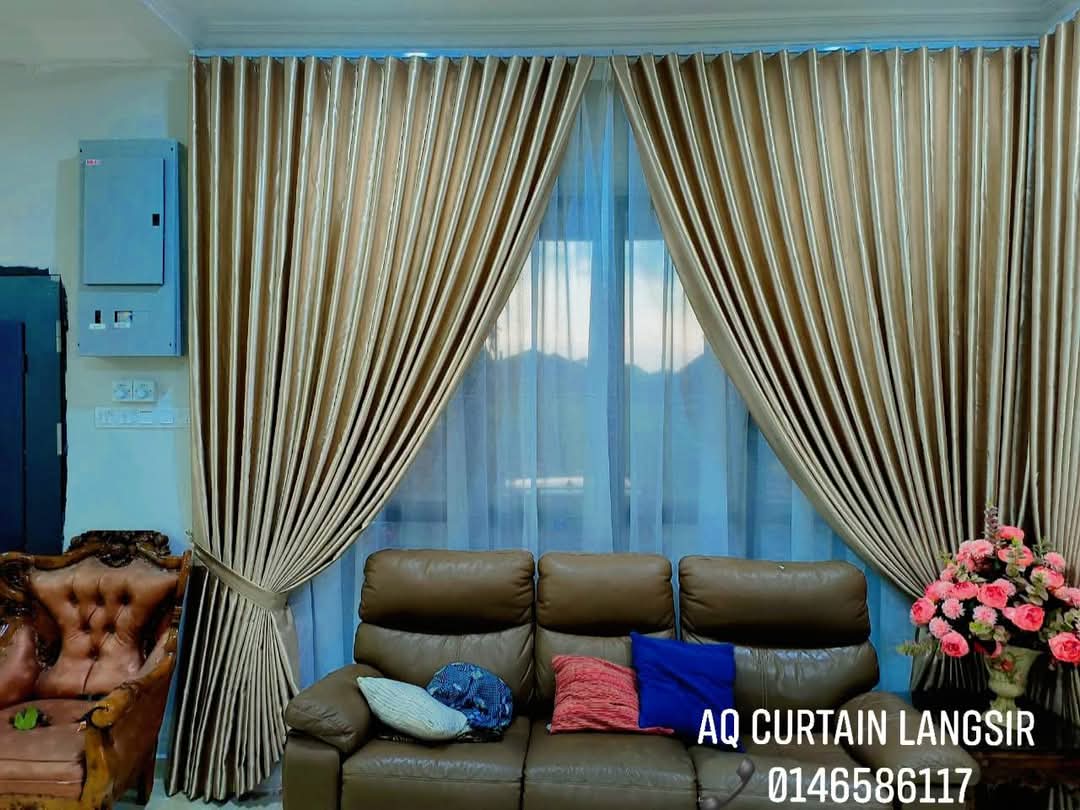 S-Fold Double Layer Curtain