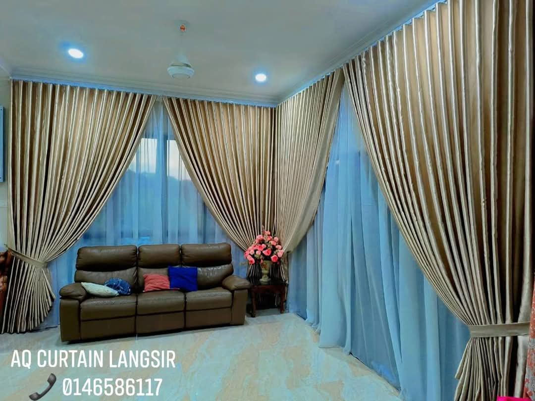 S-Fold Double Layer Curtain