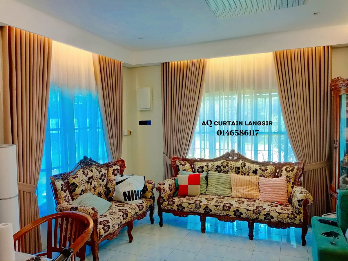 S-Fold Double Layer Curtain