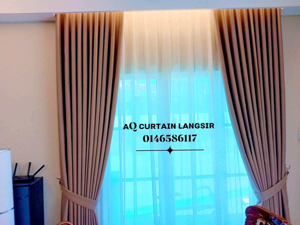 S-Fold Double Layer Curtain