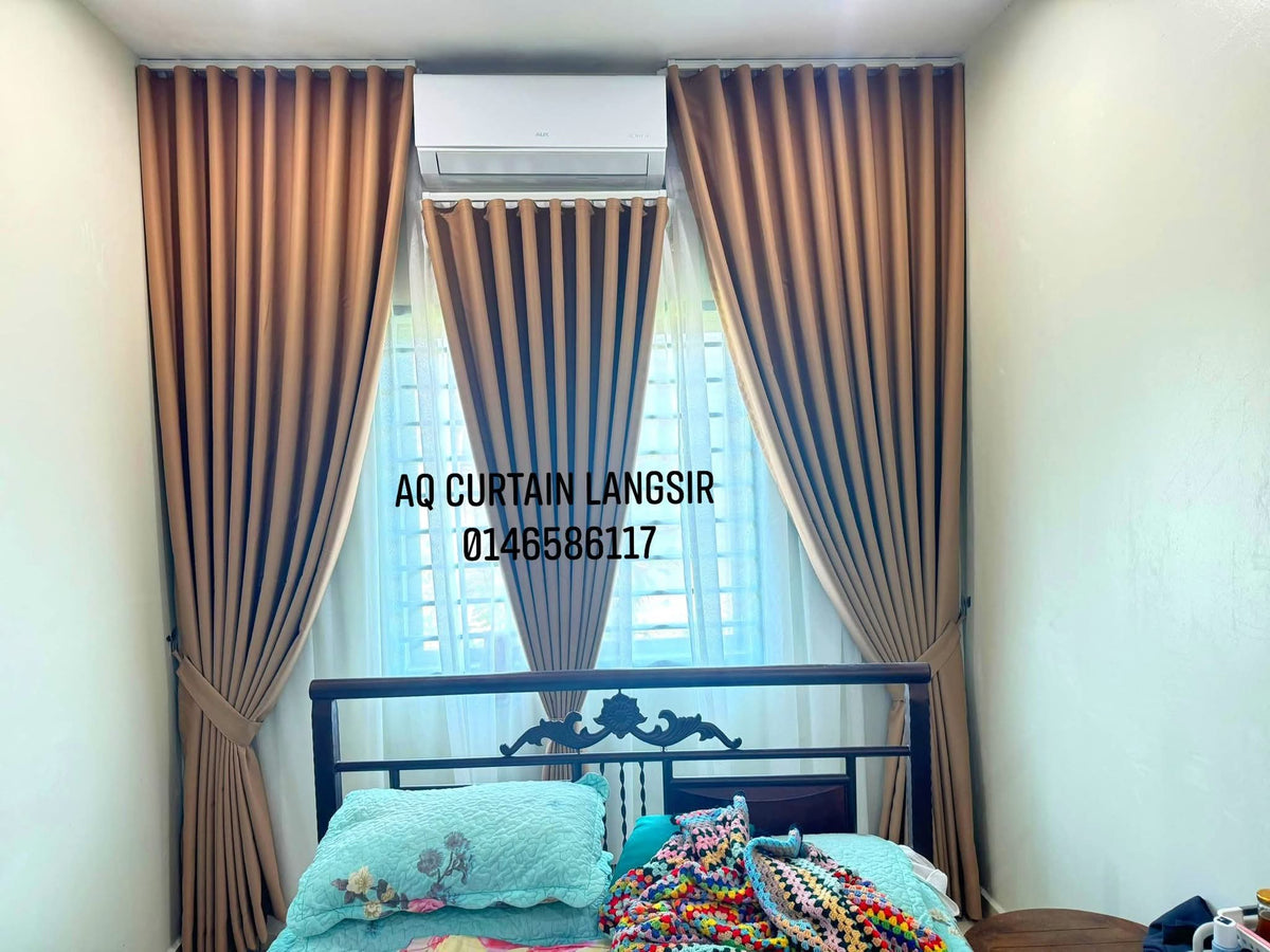 S-Fold Double Layer Curtain