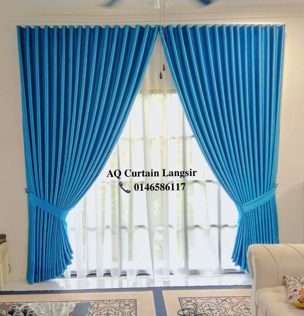S-Fold Double Layer Curtain