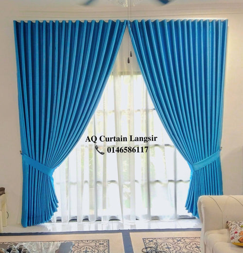S-Fold Double Layer Curtain
