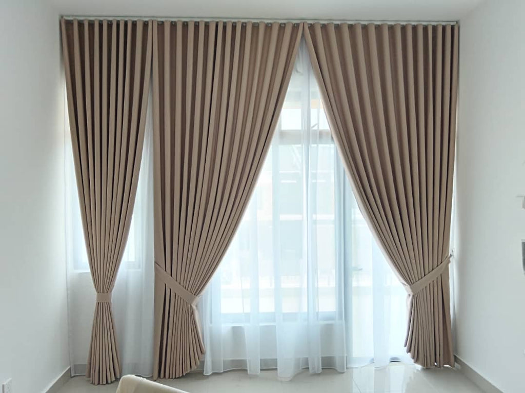S-Fold Double Layer Curtain