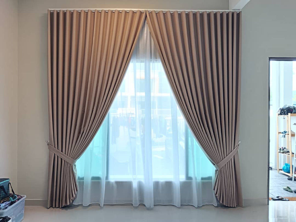 S-Fold Double Layer Curtain