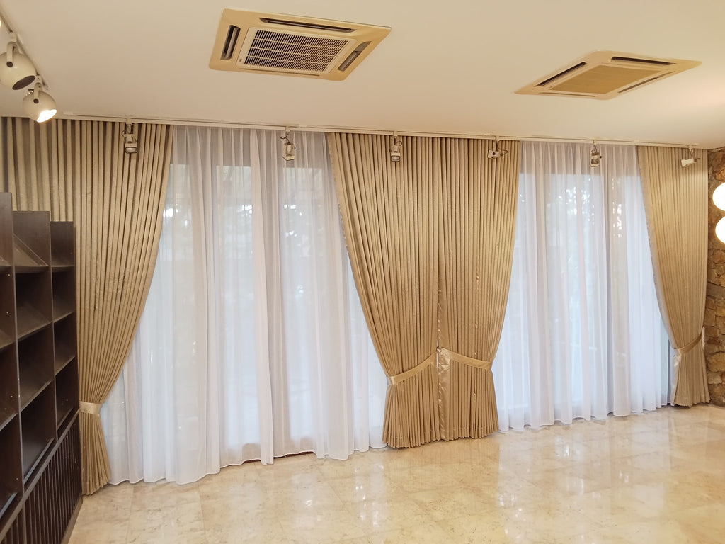 S-Fold Double Layer Curtain
