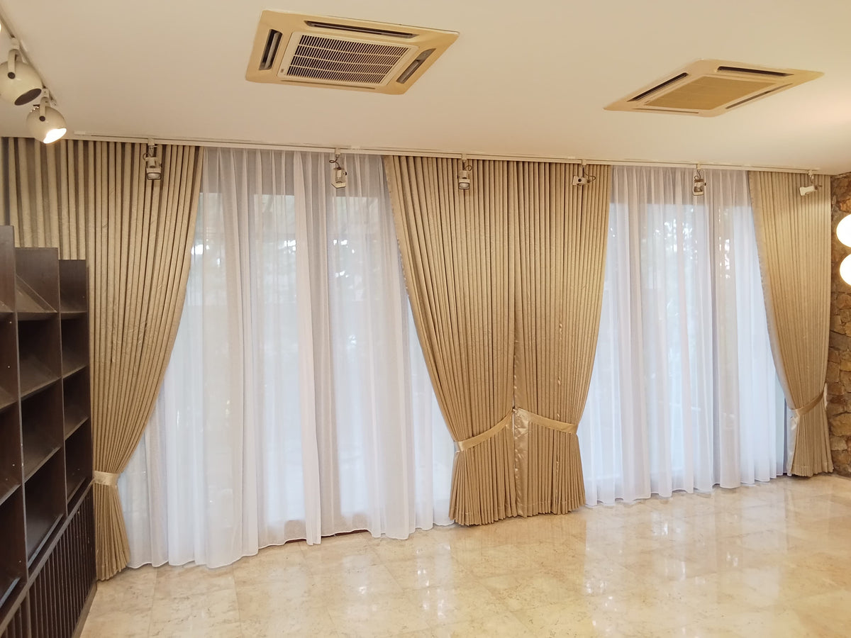 S-Fold Double Layer Curtain