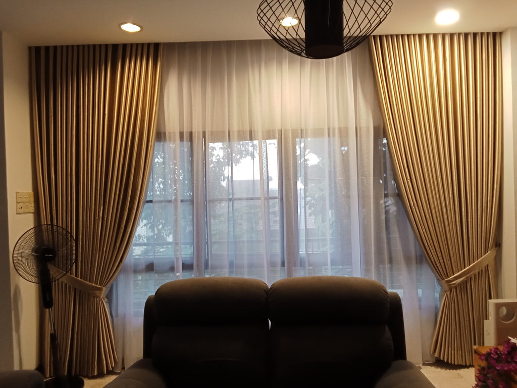 S-Fold Double Layer Curtain