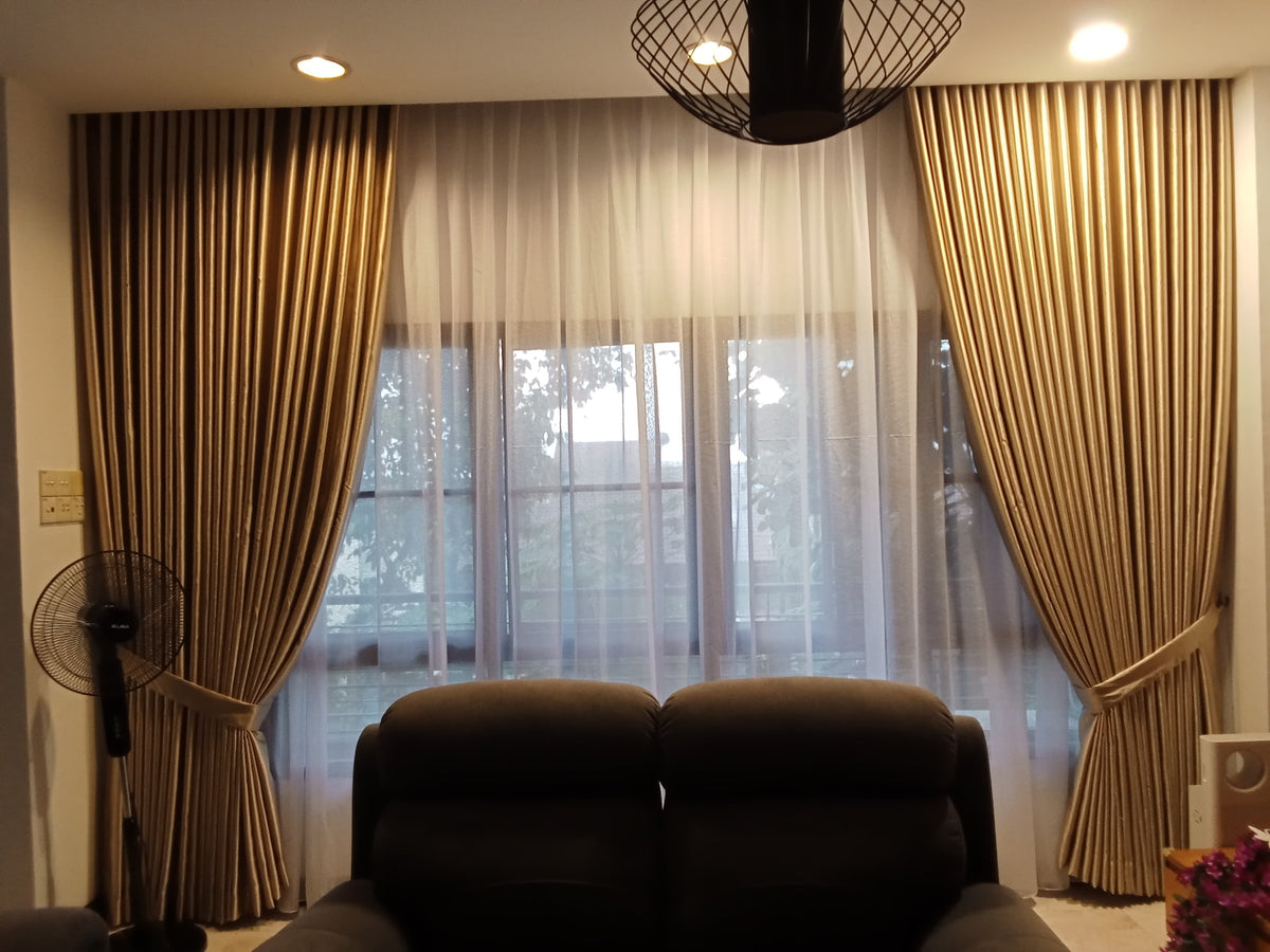 S-Fold Double Layer Curtain