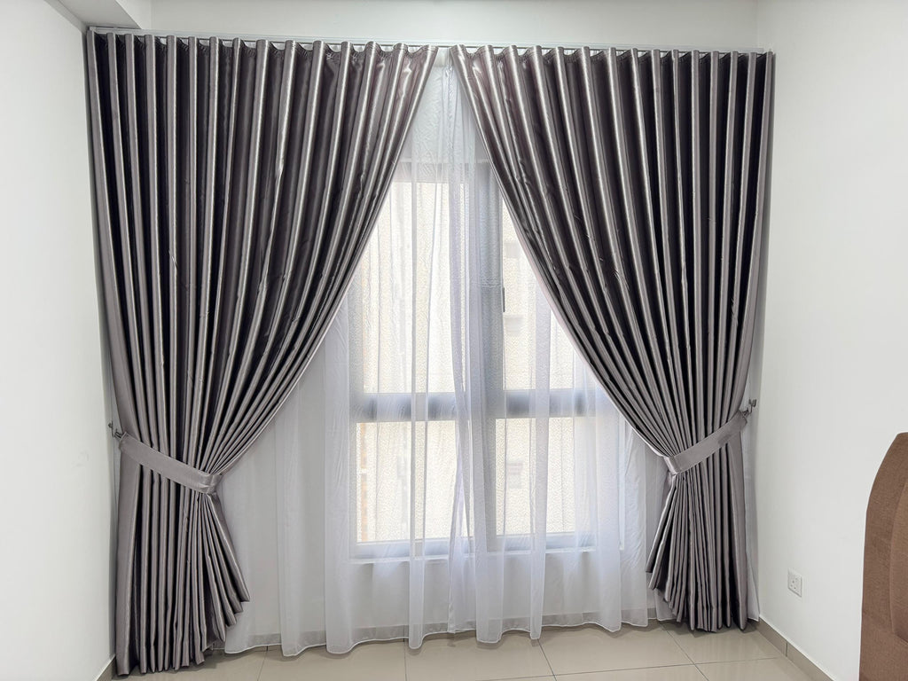 S-Fold Double Layer Curtain