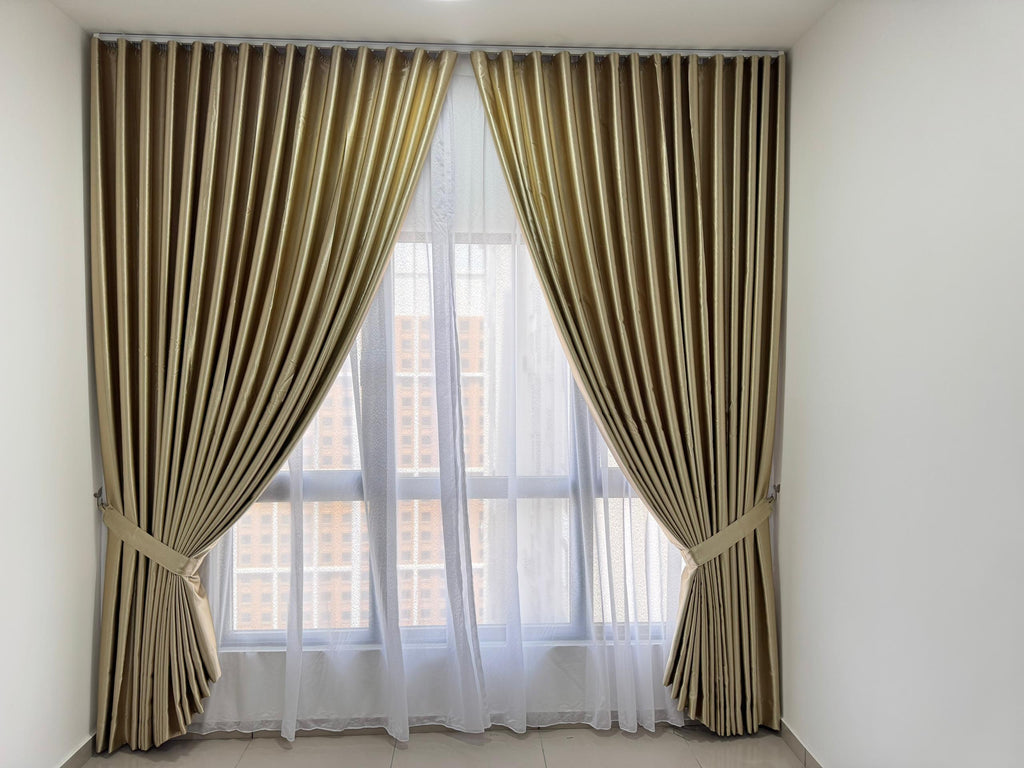 S-Fold Double Layer Curtain