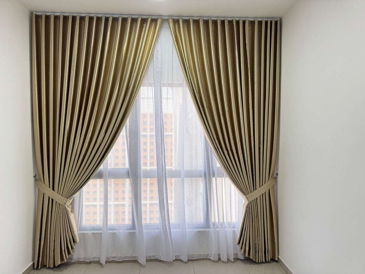 S-Fold Double Layer Curtain
