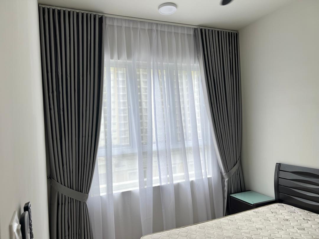 S-Fold Double Layer Curtain