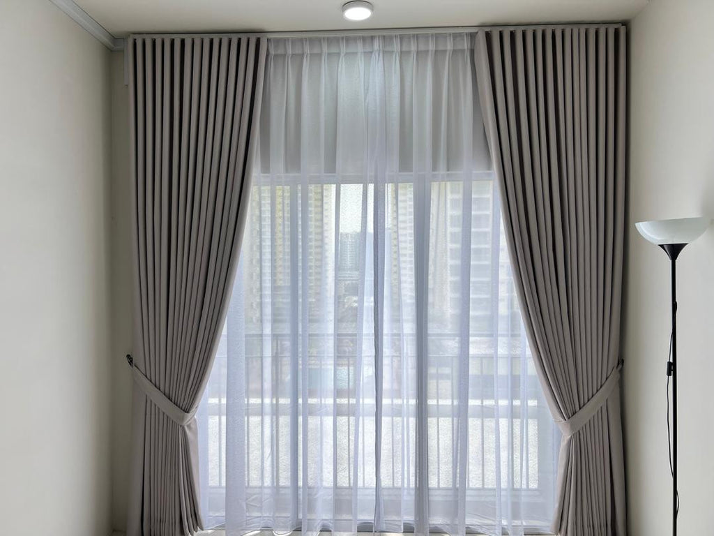 S-Fold Double Layer Curtain