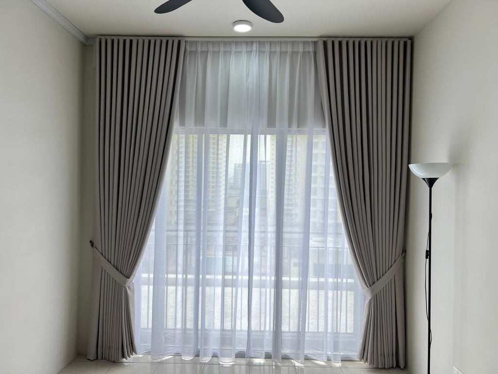 S-Fold Double Layer Curtain