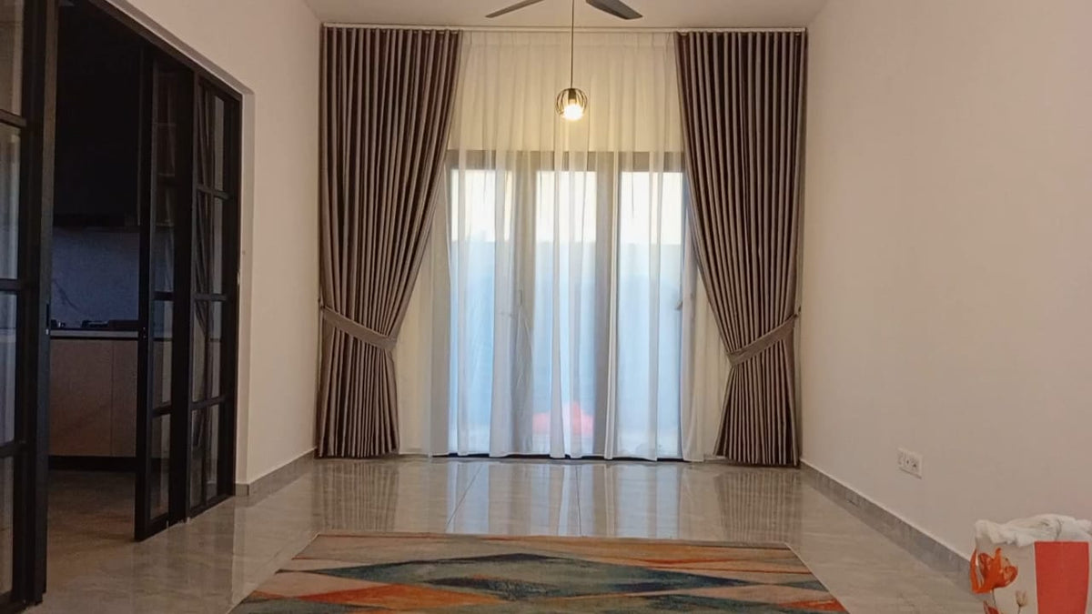 S-Fold Double Layer Curtain