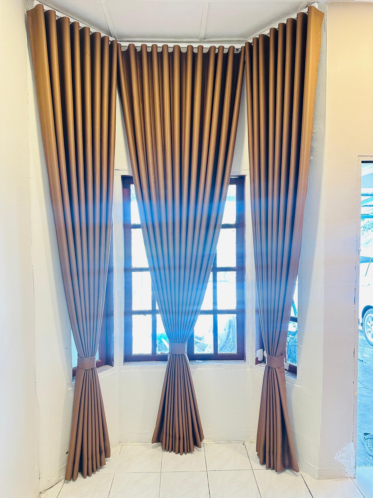 S-Fold Double Layer Curtain