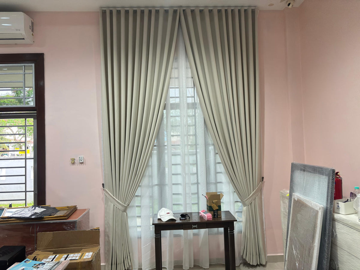 S-Fold Double Layer Curtain