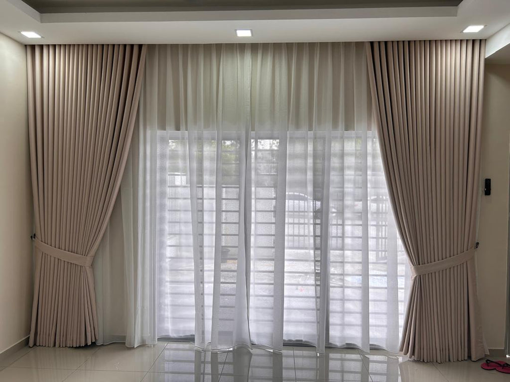 S-Fold Double Layer Curtain