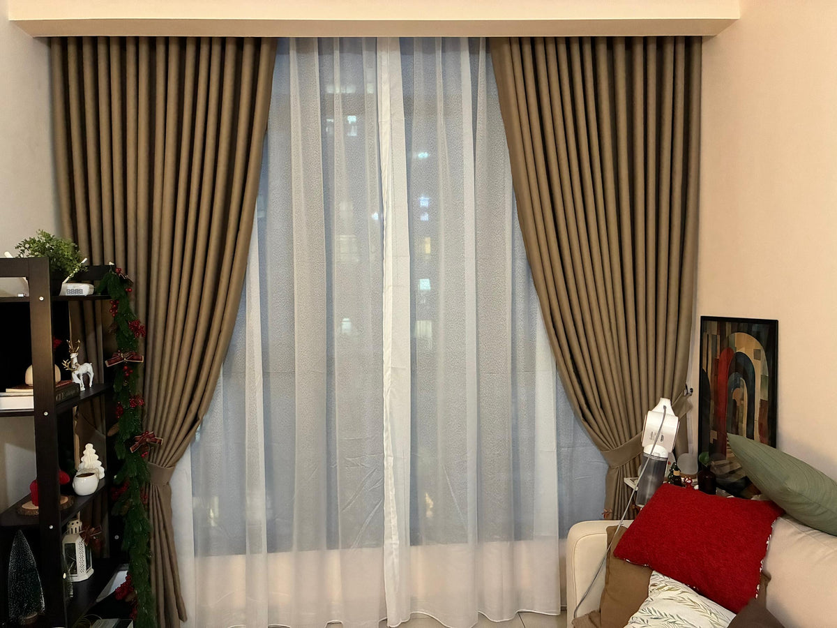 S-Fold Double Layer Curtain