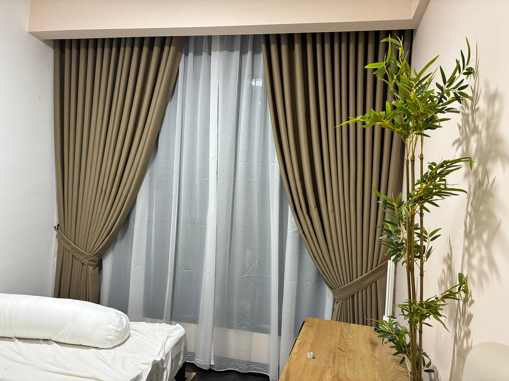 S-Fold Double Layer Curtain