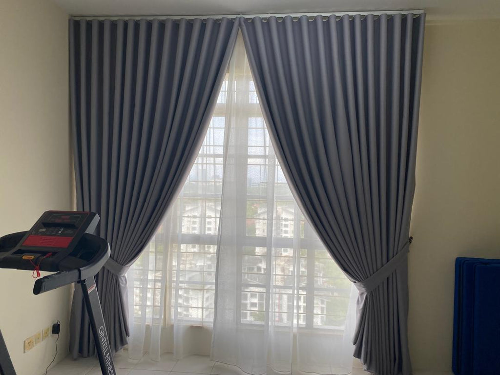 S-Fold Double Layer Curtain