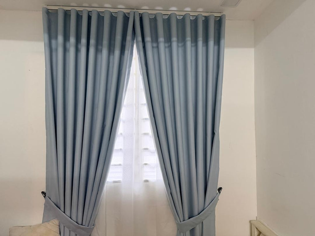 S-Fold Double Layer Curtain