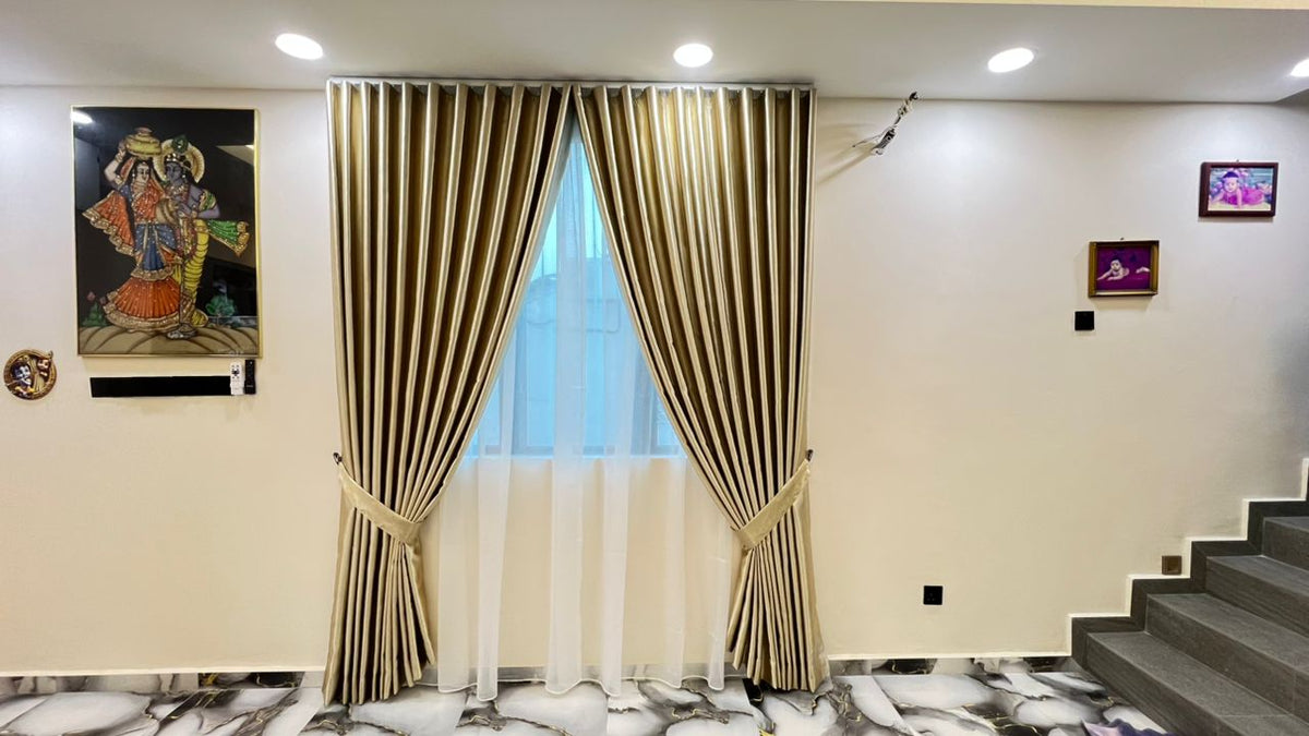 S-Fold Double Layer Curtain