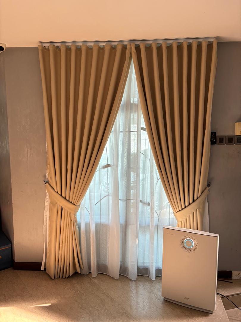 S-Fold Double Layer Curtain