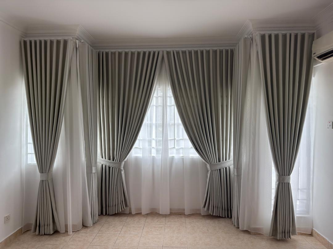 S-Fold Double Layer Curtain