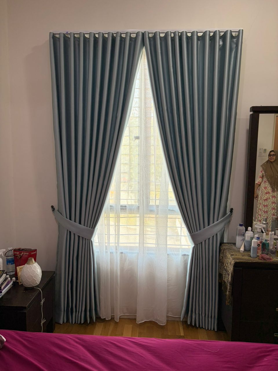 S-Fold Double Layer Curtain