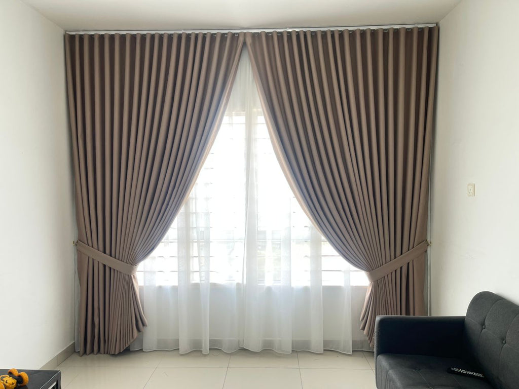 S-Fold Double Layer Curtain