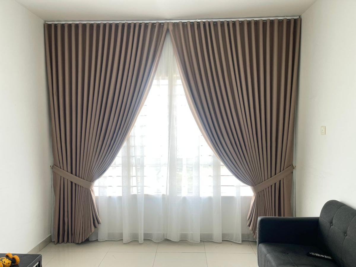 S-Fold Double Layer Curtain