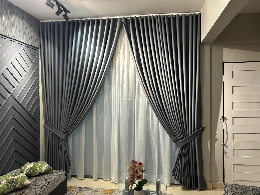 S-Fold Double Layer Curtain