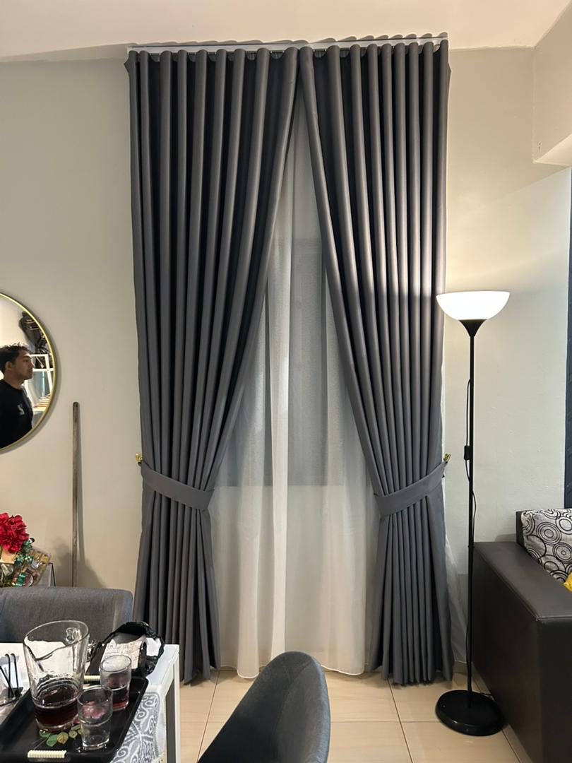 S-Fold Double Layer Curtain