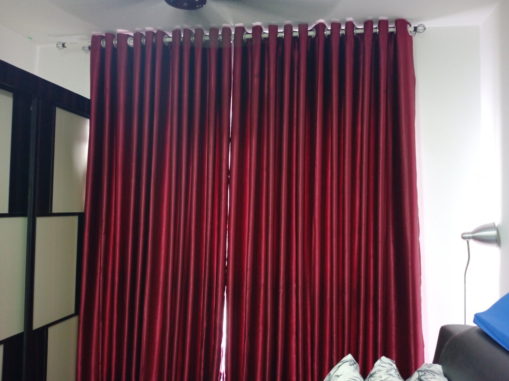 Modern Ring Double Layer Curtain