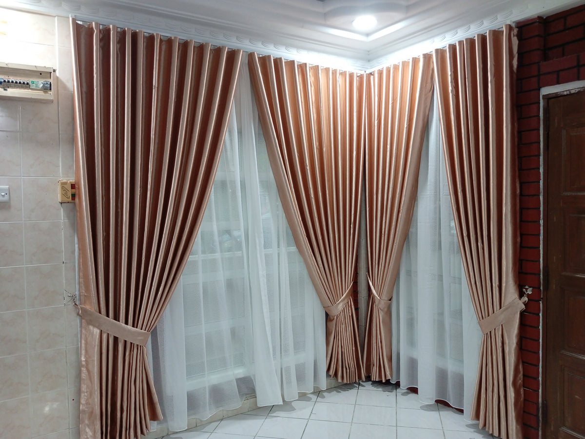 S-Fold Double Layer Curtain